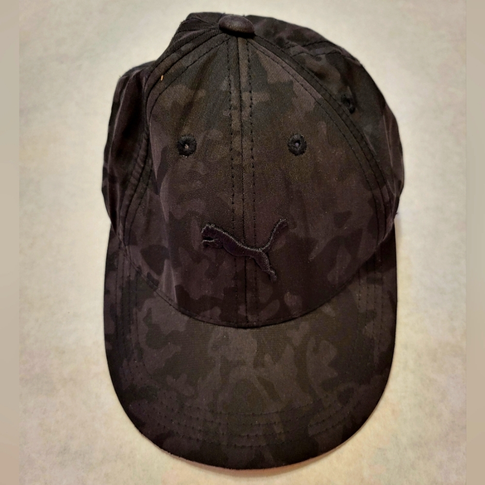 Puma black camo cap